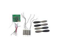 Kit fai da te di pezzi di ricambio for drone RC: include motore coreless 716, eliche da 51,5 mm, PCB e luci for quadricotteri(Red)