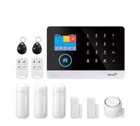 Kit Fai Da Te For Di Allarme Antifurto Intelligente Senza Fili WIFI GSM Con Sensore Porta E Sensore Di Movimento PIR(E)