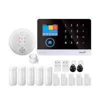 Kit Fai Da Te For Di Allarme Antifurto Intelligente Senza Fili WIFI GSM Con Sensore Porta E Sensore Di Movimento PIR(H)