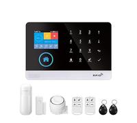 Kit Fai Da Te For Di Allarme Antifurto Intelligente Senza Fili WIFI GSM Con Sensore Porta E Sensore Di Movimento PIR(B)