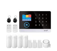 Kit Fai Da Te For Di Allarme Antifurto Intelligente Senza Fili WIFI GSM Con Sensore Porta E Sensore Di Movimento PIR(F)