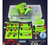 Kit fai da te for esperimenti divertenti con turbina eolica ed elettromagnete - Scatola laboratorio elettrica for l'esplorazione scientifica