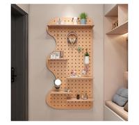 Kit fai da te in legno forato - Organizer da parete per casa, ufficio, cucina, garage e sala artigianale, pannelli versatili per riporre e decorare in modo efficiente