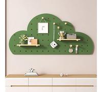 Kit fai da te in legno forato - Pannelli organizer versatili da parete per casa, ufficio, cucina, garage e sala artigianale, soluzione in legno naturale (A40 x 60 cm)