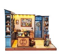 Kit fai da te in miniatura per camera ad angolo, serie Studio - Miniature di difficoltà moderata per principianti e adulti (Agenzia investigativa)