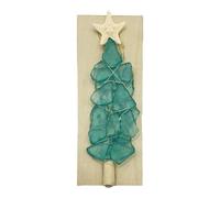 Kit fai da te in vetro di mare, albero di Natale in di mare, albero di Natale in vetro di mare, albero di Natale da tavolo, kit artistico decorativo per scrivania e tavolo