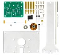 Kit fai da te oscillante elettromagnetico per l'educazione fisica - strumento didattico con oscillatore effetto Hall con indicatore LED, alimentazione 5 V CC, costruzione acrilica e metallo (A)