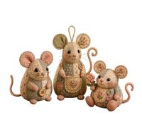 Kit fai da te patchwork mouse creativo patchwork animale progetto artigianale carino mouse set fai da te per principianti amanti del mestiere regalo decorazione della casa