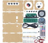 Kit fai da te per altoparlanti Bluetooth, radio FM a LED, mini amplificatore audio per la casa USB con