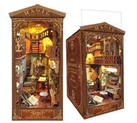 Kit fai da te per angolo libro, fermalibri a LED magico, controllo touch, illuminazione a LED ambientale, decorazione creativa e versatile per la casa (casa magica del libro)