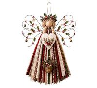 Kit fai da te per appendere il tessuto dell'angelo, per la decorazione | Kit fai da te per patchwork, decorazione da parete in tessuto a forma di angelo, da appendere, realizzato a mano