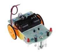 Kit Fai-da-te per Auto Intelligente, Kit di Elettronica di Tracciamento, Progetto di Kit di Saldatura per Bambini Kit di Accessori Fai-da-te per Auto di Apprendimento Elettronico