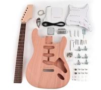 Kit Fai Da Te Per Chitarra Elettrica Con Paletta E Tastiera In Palissandro Corpo In Mogano Manico In Acero E Tutto Lhardware