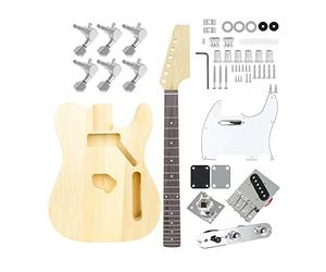 Kit Fai-da-te Per Chitarra Elettrica Incompiuto Con Viti E Tutti Gli Accessori Facili Da Installare insieme professionale della chitarra elettrica
