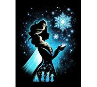 Kit fai da te per diamond painting con Elsa, kit d'arte con diamanti 5D a trapano completo, kit per ricamo a punto croce, divertente