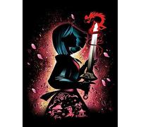 Kit fai da te per diamond painting Mulan, kit per ricamo a punto croce 5D, divertente