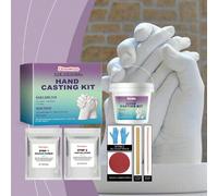 Kit fai-da-te per impronte manuali / Polvere per calchi di impronte di coppia / Kit per calco 3D di impronte manuali, materiali per realizzare calchi di mani e piedi in 3D, regalo di San Valentino, ge