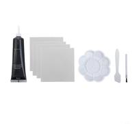 Kit fai da te per la riparazione della pelle per auto e mobili, ripara graffi, crepe e danni, con facile applicazione, 50 ml (nero, 50 ml)