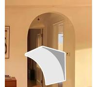 Kit fai da te per modanature ad arco, Paintable Doorway Arch Molding Kit Pack Of 2 18-39cm(1 Pack,34x34x34cm)