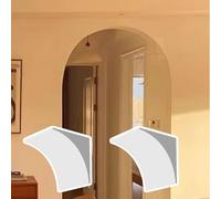 Kit fai da te per modanature ad arco, Paintable Doorway Arch Molding Kit Pack Of 2 18-39cm(2 Pack,32x32x32cm)