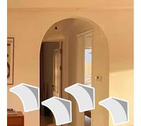 Kit fai da te per modanature ad arco, Paintable Doorway Arch Molding Kit Pack Of 2 18-39cm(4 Pack,24x24x24cm)