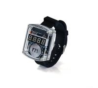 Kit fai da te per orologio digitale a LED per montaggio orologio elettronico con circuito stampato con diverse funzioni di timer e risparmio energetico e spegnimento automatico (Azure)
