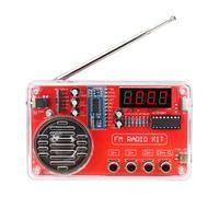 Kit fai-da-te per radio FM, kit di prova per la saldatura elettronica, ricevitore 50-108 MHz con display LCD