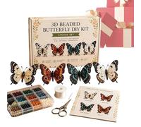 Kit Fai Da Te Per Realizzare Animali Con Perline A Farfalla 4 Pezzi 3D