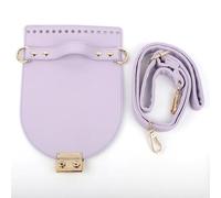 Kit Fai Da Te Per Realizzare Borse In Pelle Borsa in pelle fatta a mano Set da cucito Custodia in con fori Cinturino for borsa Accessori fai te for donna zaino a maglia per il Fai Da Te(Purple)