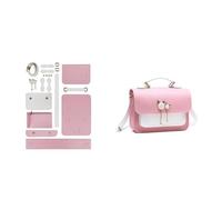 Kit Fai Da Te Per Realizzare Borse In Pelle Kit for la realizzazione di borse Borsa in pelle PU a tracolla a fai-da-te Mestiere cucito for donne Mamma Fidanzata Regalo compleanno per il Fai Da Te(4,S)