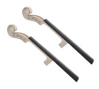 Kit fai da te per violino con tastiera in ebano manico in acero dimensioni 2X 4/4 con scorrimento intagliato a mano accessori violino per principianti