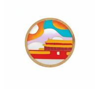 Kit Fai da Te Sottobicchiere Smalto Cloisonné, Fatto a Mano, Evento,