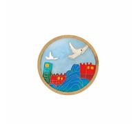 Kit Fai da Te Sottobicchiere Smalto Cloisonné, Fatto a Mano, Evento,