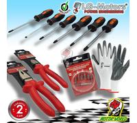 KIT FAI DA TE USO CASA GIRAVITE PINZA GUANTI TRONCHESA INSERTI