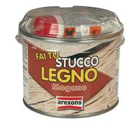 Stucco legno "fai tu" - gr.200 in barattolo mogano (3005) 2 pezzi Arexons