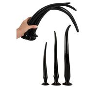 You2Toys Super Long Flexible Butt Plug Set Black