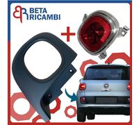 Kit Fanale Modanatura Posteriore Retronebbia Per Fiat 500L Dal 2012 Sinistro