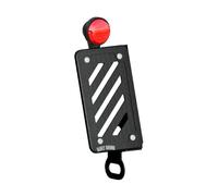 Kit fanale posteriore a LED e targa Burly con montaggio laterale. Honda nera:...