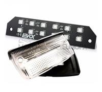 Kit Fanale Posteriore Bianco Completo + Led Evok IRON LED Rossa Vespa 50 Special