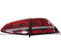 Kit Fanale Posteriore Volkswagen Golf Vii 2012 Bianco Rosso A Led