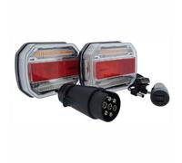 KIT FANALI FARI LUCI POSTERIORI WIFI A SUPPORTO MAGNETICO PER RIMORCHIO AGRICOLO