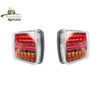 Kit fanali posteriori a led wireless per rimorchio magnetici raggio 30 mt