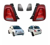 Kit Fanali Posteriori Destro e Sinistro Senza Porta Lampada Fiat 500 dal 07/2015