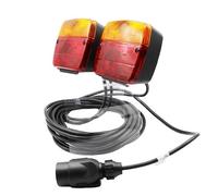 Kit fanali posteriori per rimorchio agricolo e trattore con connettore 7 poli e cavo 7,5 mt