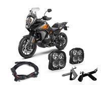 Kit faretti LED DENALI DL4 KTM 1290 Adventure 2021+ cablaggio collari