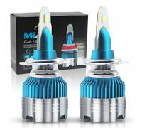 Kit Fari A LED Bulb WHITE 6500K Per Skoda Fabia Generazione 2015+ 2X H7
