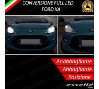 KIT FARI A LED FORD KA MK2 ANABBAGLIANTI ABBAGLIANTI H4 LUCI POSIZIONE T10