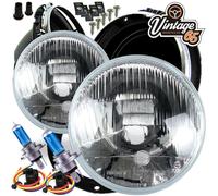 Kit Fari Alogeni Sealed Beam Conversion Quadoptici Da 7" Per Morris Minor