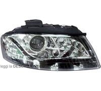Kit Fari Anteriori Audi A3 3 Porte 2003-2008 Lenticolare Con Luce LED
