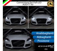 KIT FARI FULL LED CANBUS AUDI TT 8J ANABBAGLIANTI ABBAGLIANTI POSIZIONE 6000K